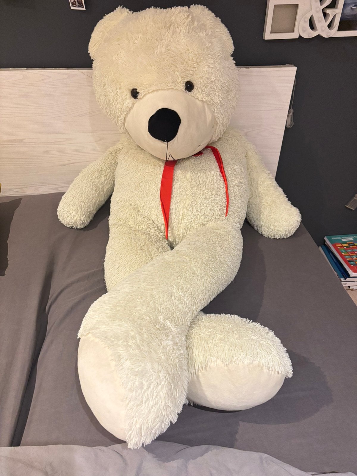 Knuffelbeer 160cm, Ophalen, Gebruikt, Wit, Groot (groter dan 80 cm)