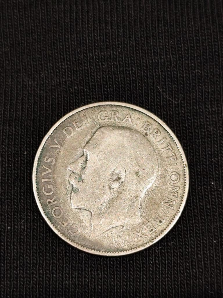 Pièce Argent 1 Shilling George V - Royaume-Uni (1920-1936), Enlèvement ou Envoi, Métal, Argent