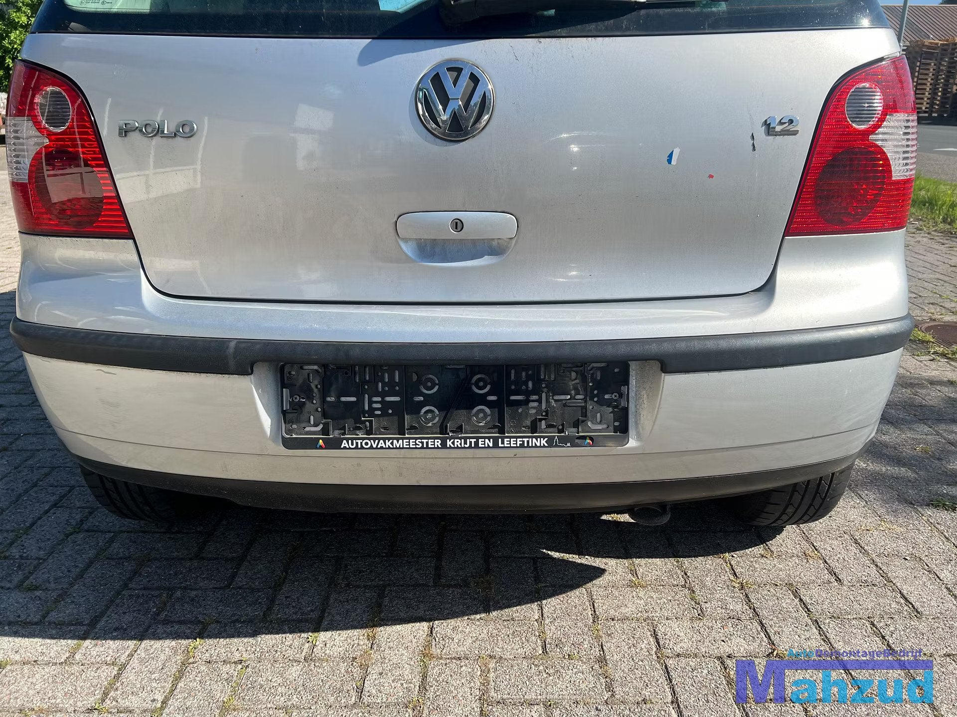 VW POLO 9N Zilver LA7W achterbumper 2001-2009, Auto-onderdelen, Gebruikt, Volkswagen, Volkswagen AG, Vw@volkswagen.de