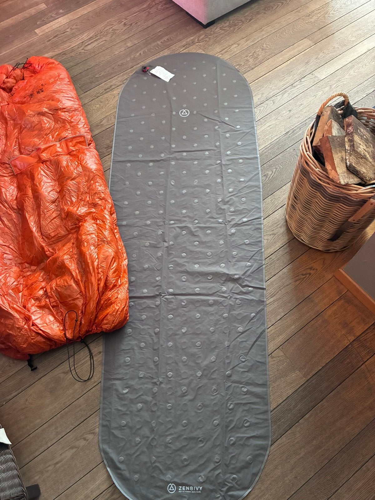 Zenbivy flex air Matras + UL quilt 500g dons, Ophalen of Verzenden, Zo goed als nieuw