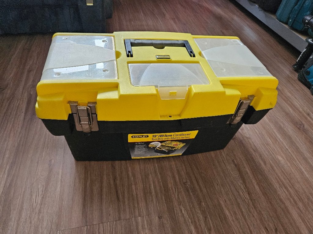 Stanley koffer en nog andere tas fatmax schragen, Ophalen, Gebruikt