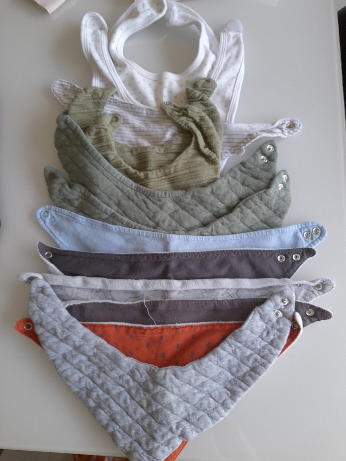 12 kwijldoekjes, Ophalen of Verzenden, Gebruikt, Jongetje of Meisje
