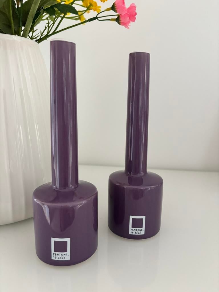 Design - Set van 2 Serax  Pantone Universe vazen, Ophalen, Overige kleuren, Aardewerk of Porselein, Zo goed als nieuw