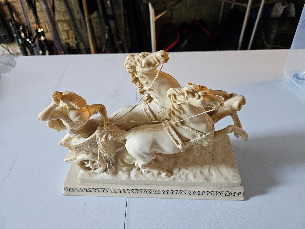FIGURINE CHEVAUX CHEMINEE, Enlèvement, Comme neuf, Animal