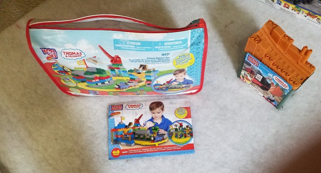 Jouets Thomas le train,.thomas and frends 5 boites et 1 sac, Enlèvement, Utilisé