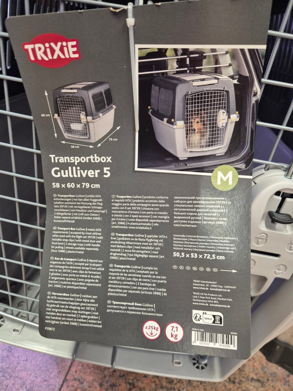 trixie reis kooi voor hond, Dieren en Toebehoren, Ophalen, Zo goed als nieuw, Hondenhok