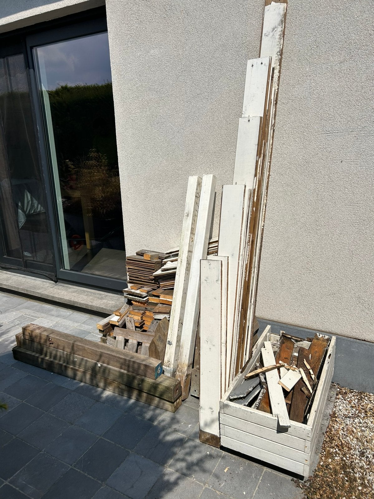 Hout, Doe-het-zelf en Bouw, Hout en Planken, Ophalen, Gebruikt