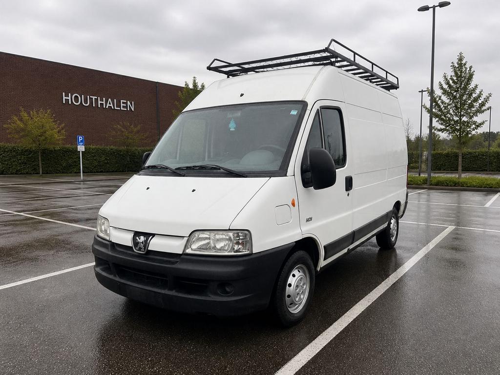 Peugeot Boxer 2.0D Gekeurd voor verkoop, Auto's, 4 deurs, Zwart, Wit, Particulier