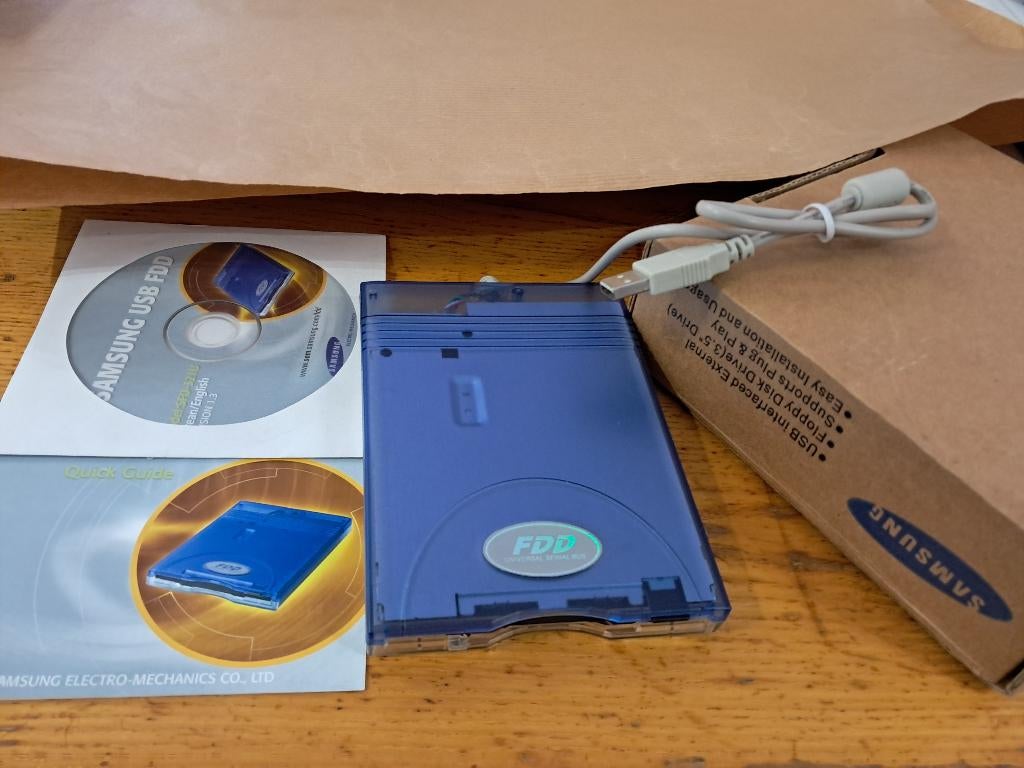 1,44 MB 3,5 inch USB FDD extern diskettestation., Computers en Software, Ophalen