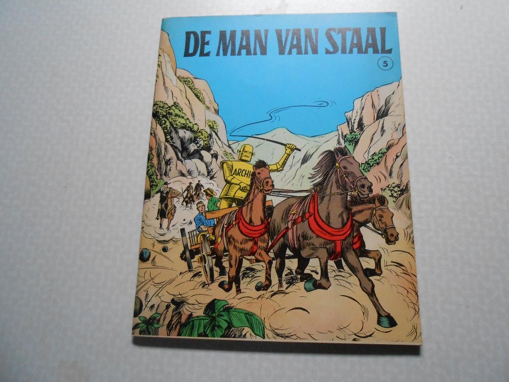 Archie, De man van staal. 5 1967 1 ste druk., Boeken, Stripverhalen, Eén stripboek, Ophalen of Verzenden, Nieuw