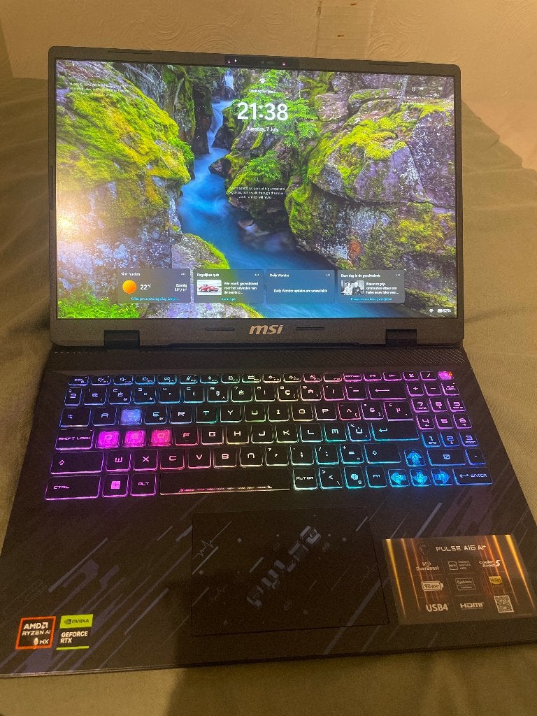 Msi gaming laptop, Computers en Software, Windows Laptops, Ophalen, MSI, 32 GB, Zo goed als nieuw