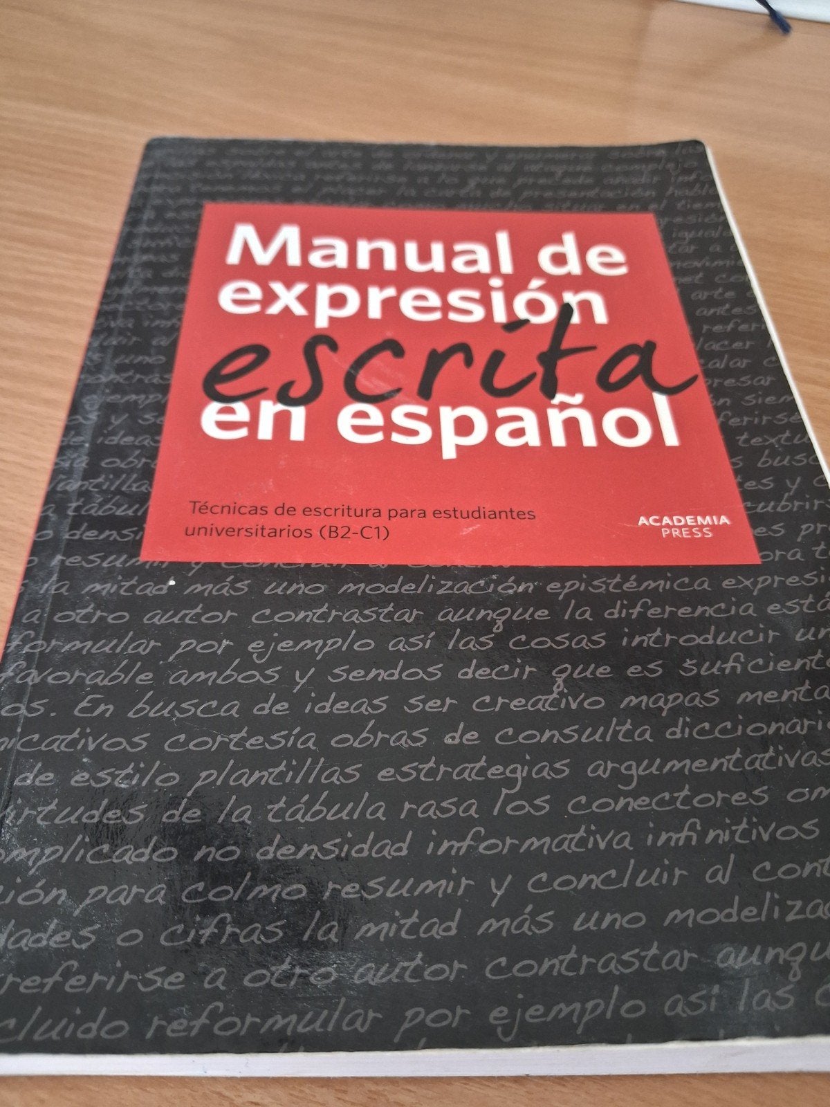 Manual de expresion escrita en espanol - handboek, Livres, Enlèvement