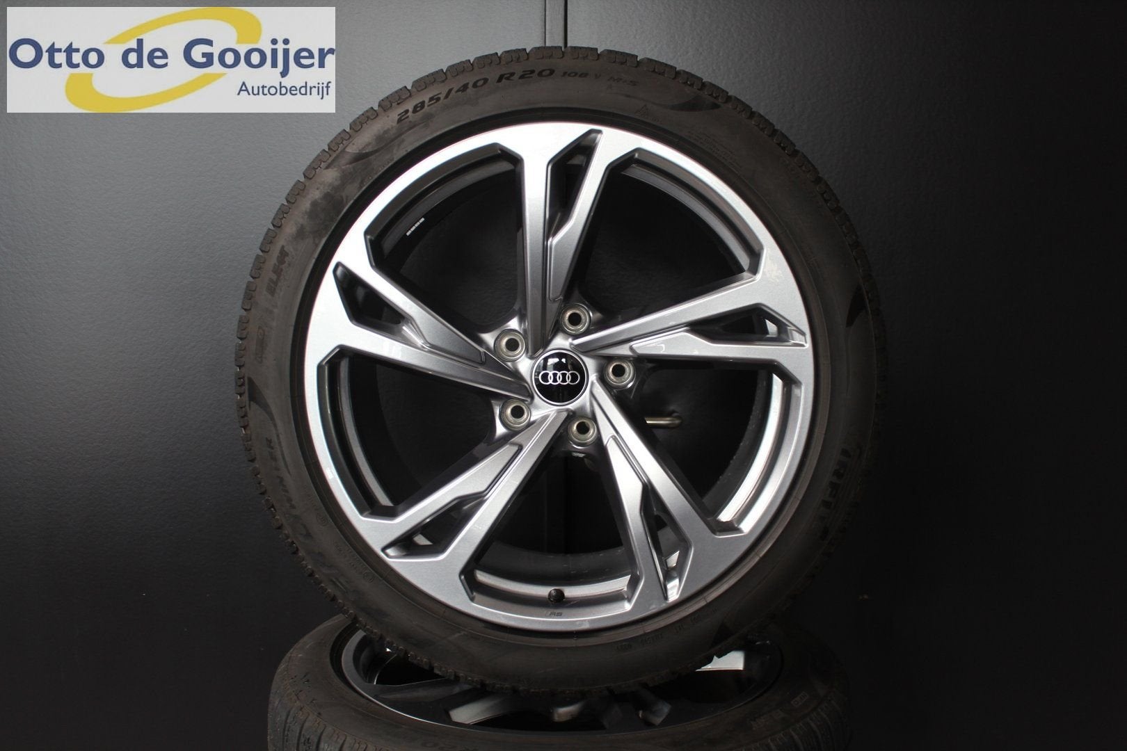 Originele Audi E-tron GT Velgen 20 Inch Winterbanden 6MM, Ophalen, Gebruikt, -, 285 mm