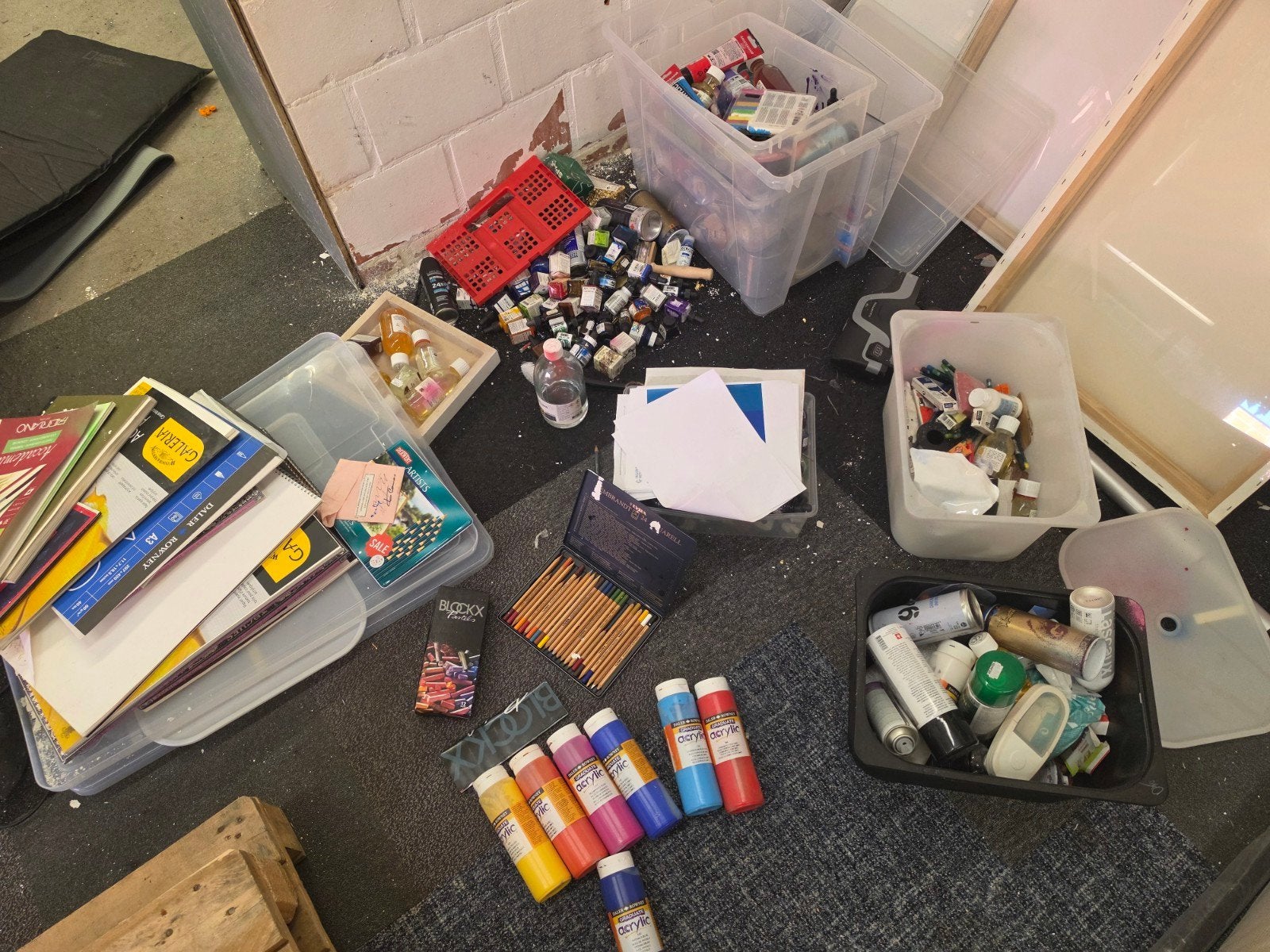 Lot aan kunst/schilder en teken spullen, Ophalen of Verzenden, Pastel