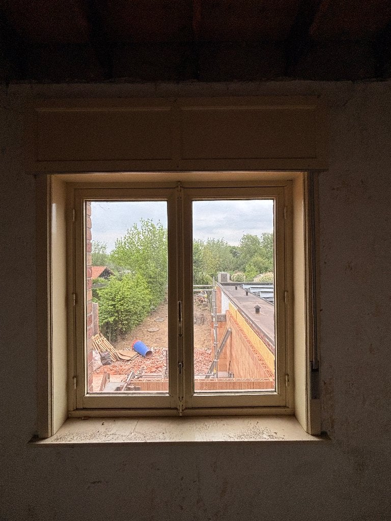 Fenêtre à simple vitrage, 120 à 160 cm, Fenêtre de façade ou Vitre, Enlèvement, Utilisé