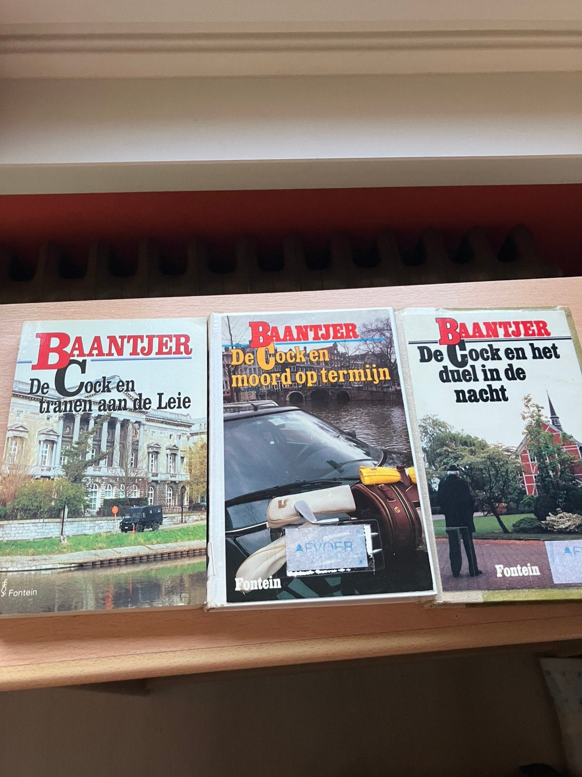 3 boeken baantjer, Ophalen of Verzenden, Gelezen
