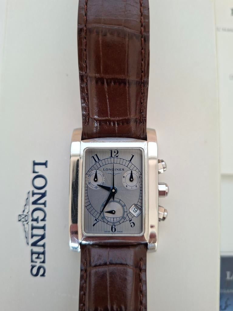 Longines Dolce Vita chronograaf, Overige merken, Staal, Polshorloge, Ophalen of Verzenden