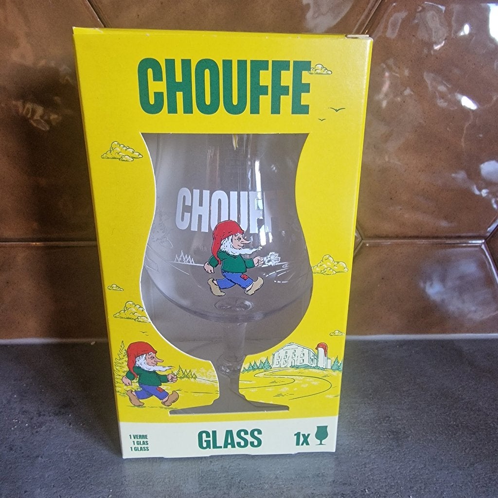 Glas Chouffe, Ophalen of Verzenden, Nieuw, Bierglas