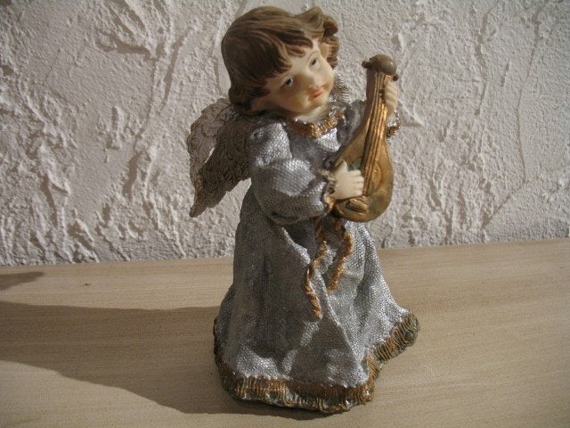 Engel met mandoline, Antiquités & Art, Enlèvement ou Envoi