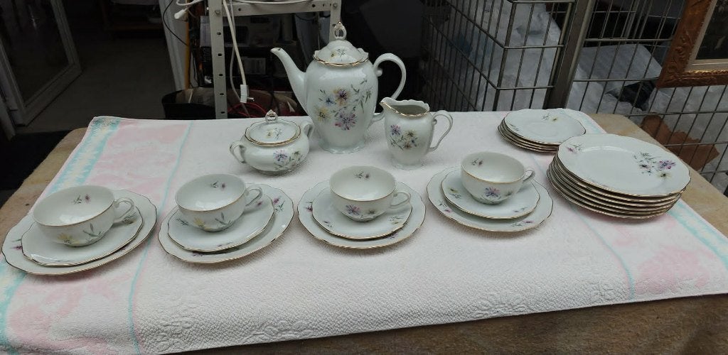 koffieservies porselein HC Tsjechoslowaaks 4 per, Ophalen of Verzenden