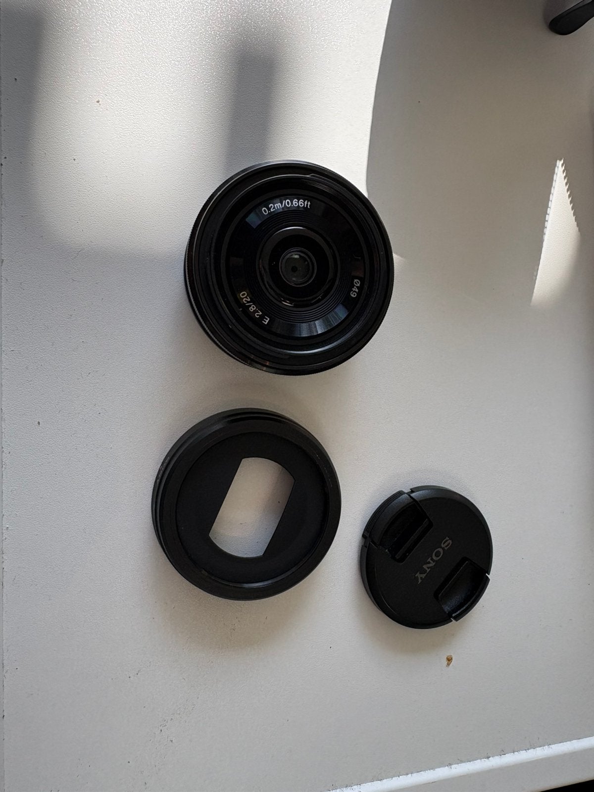 Sony 20mm E-mount lens, Audio, Tv en Foto, Foto | Lenzen en Objectieven, Ophalen of Verzenden, Zo goed als nieuw, Sony