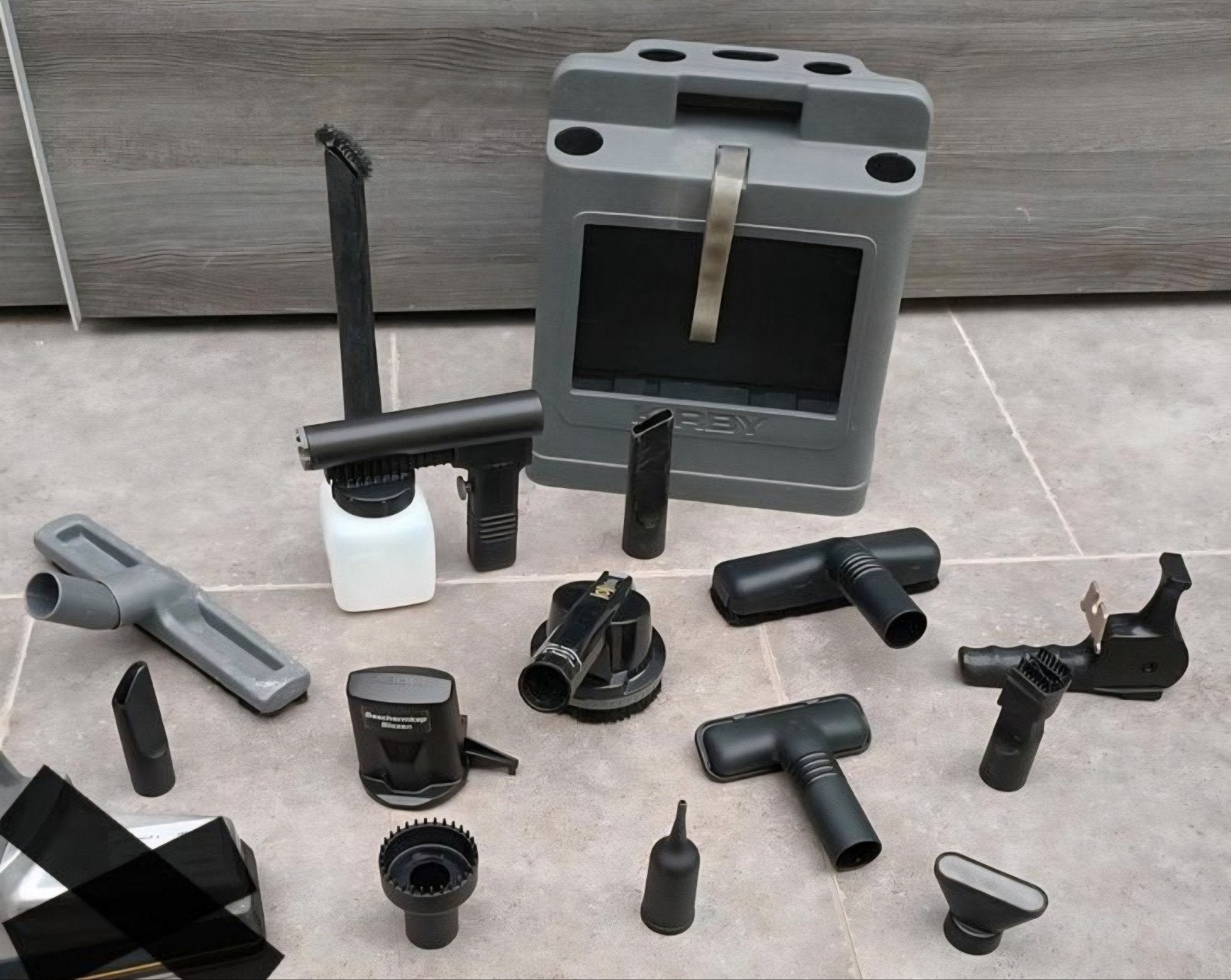 box met hulpstukken kirby stofzuiger, Electroménager, Enlèvement ou Envoi, Autres marques