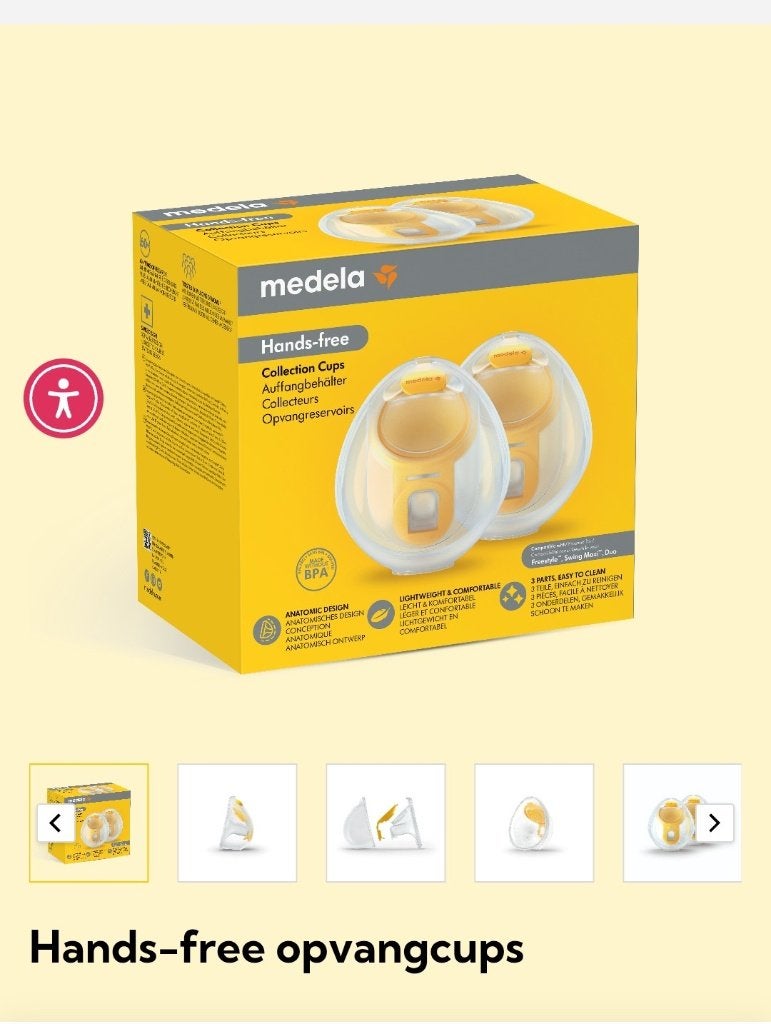 Medela Borstkolf opvangcups - nieuw!, Ophalen, Draadloos, Medela, Nieuw