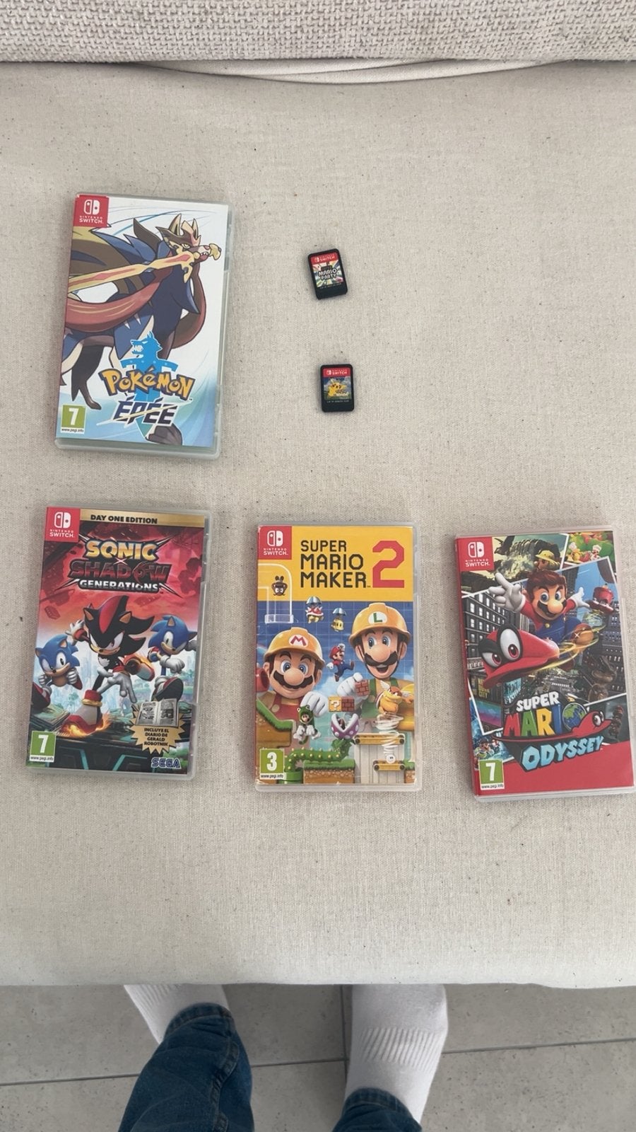 Jeux de switch a vendre., Games en Spelcomputers, Ophalen of Verzenden, Zo goed als nieuw