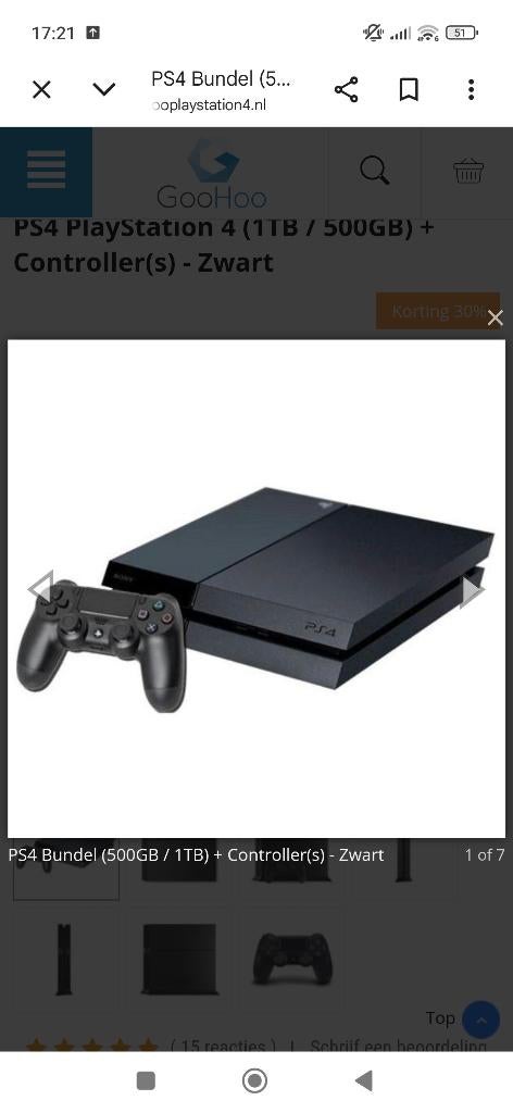 Playstation 4, 500 GB, Avec 1 manette, Enlèvement, Utilisé