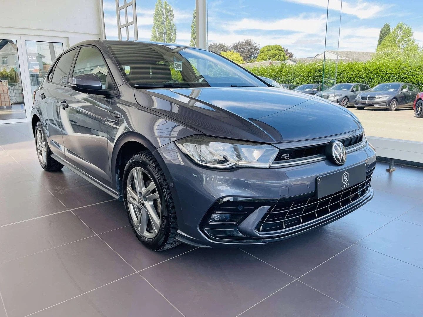 Volkswagen Polo 1.0 TSI * GARANTIE + R-LINE + COCKPIT + GPS, Auto's, Gebruikt, Euro 6, 95 pk, Adaptive Cruise Control