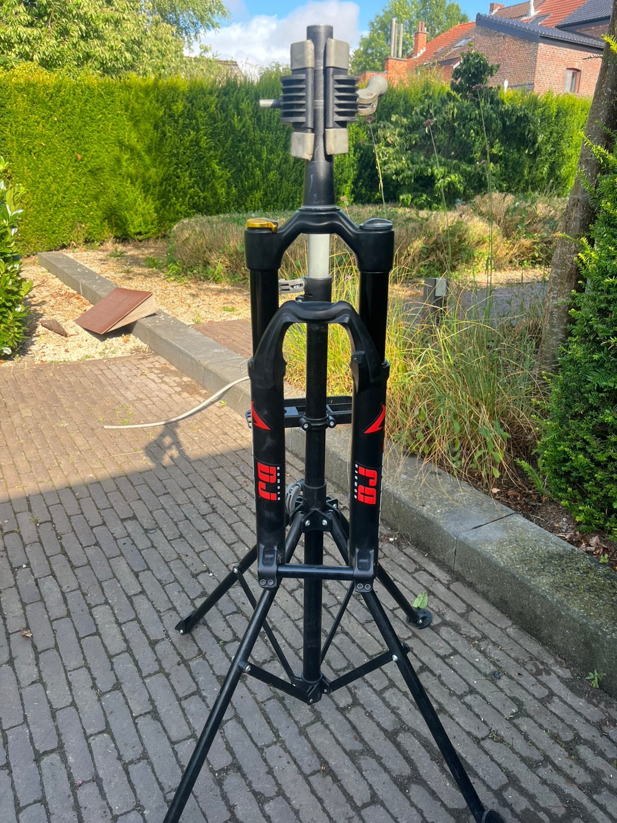 Bomber DJ Marzocchi, Vélos & Vélomoteurs, Accessoires vélo | Outils de vélo, Enlèvement, Comme neuf, Outils de fourche avant