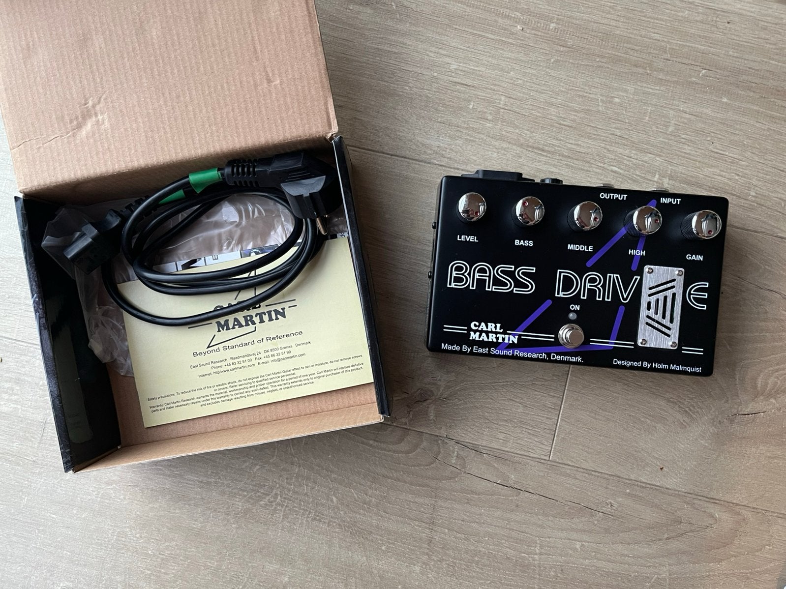 Carl Martin bass drive, Musique & Instruments, Effets, Comme neuf, Enlèvement ou Envoi