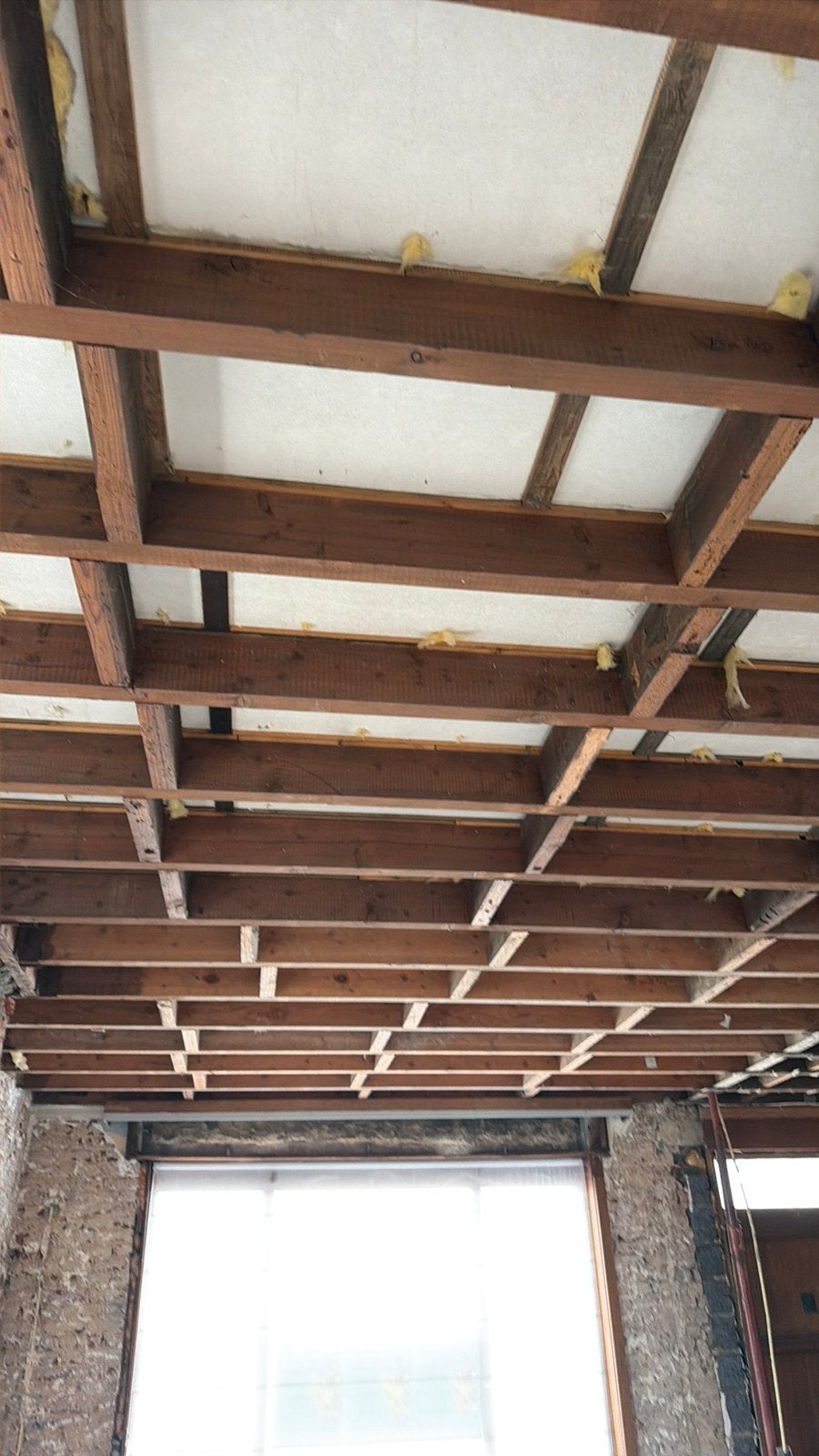 Houten massieve balken (dak, plafond), Doe-het-zelf en Bouw, Ophalen, Gebruikt