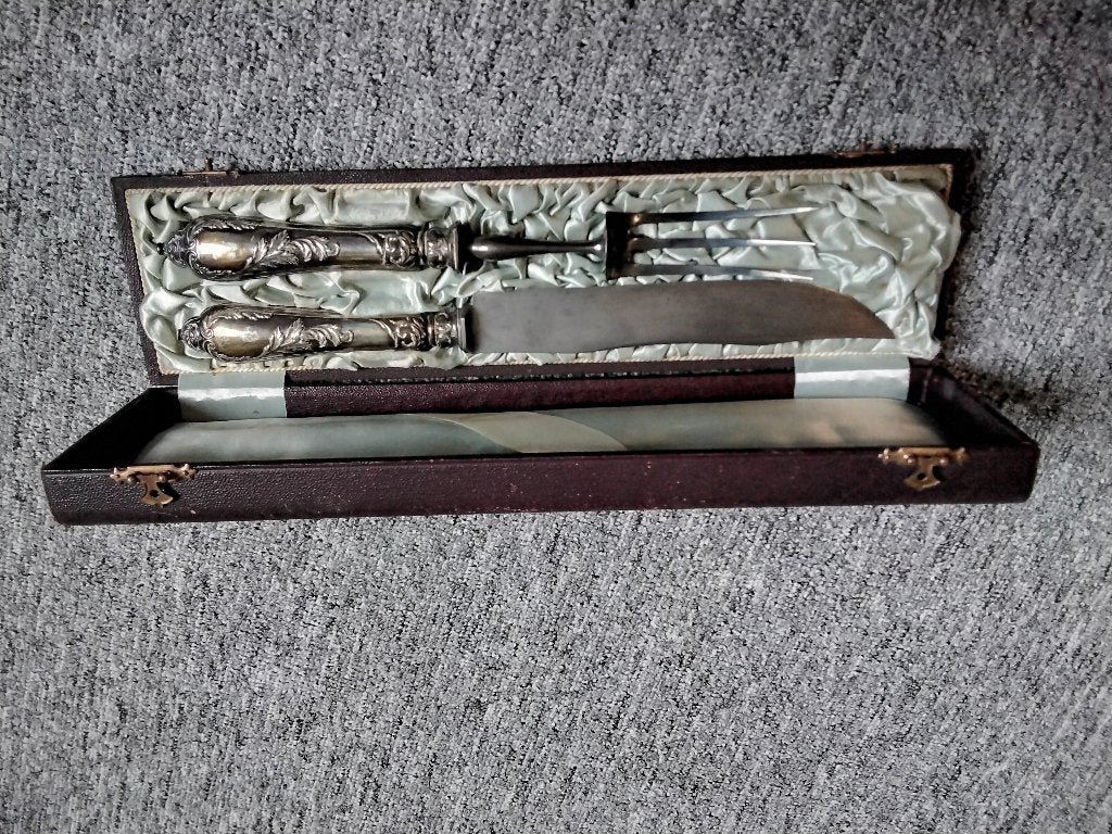 Coffret de couverts en argent, Antiquités & Art, Enlèvement