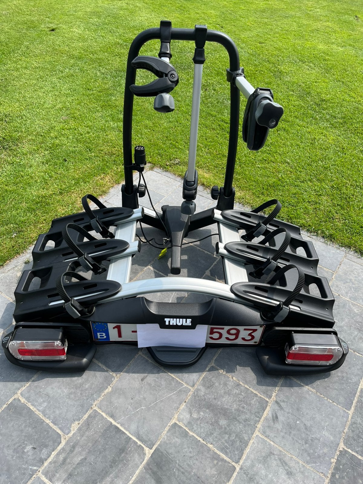 Thule Velocompact 927, 60 kg, 3 (elektrische) fietsen., Auto diversen, Fietsendragers, Ophalen, 3 fietsen of meer, Zo goed als nieuw
