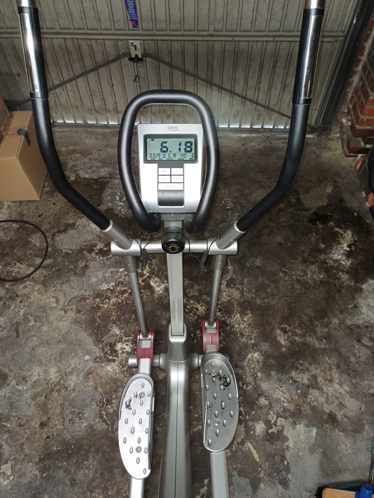 velo elliptique, Enlèvement, Utilisé, Bras, Vélo elliptique