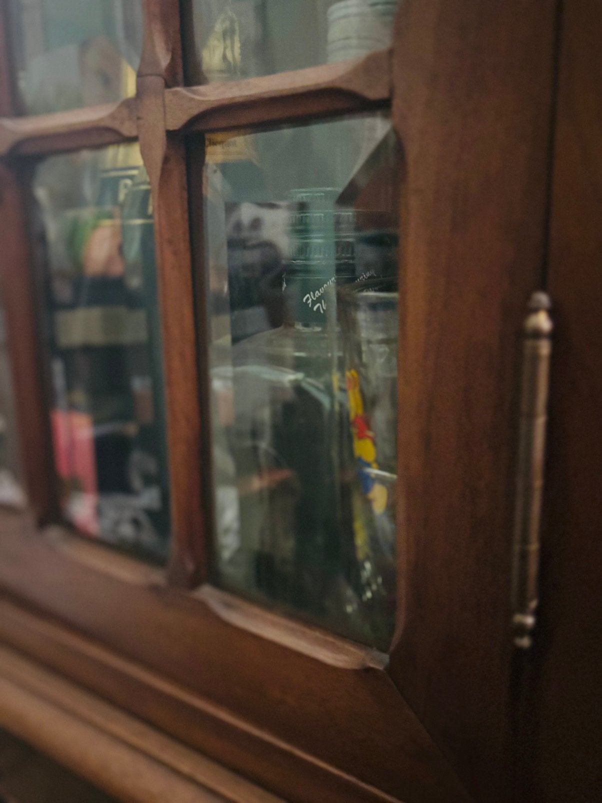 Buffet/vitrine Art Nouveau ancien, Enlèvement