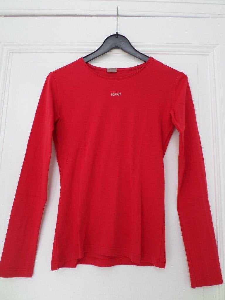 Pull Esprit rouge classique collection vintage M manches, Vêtements | Femmes, Rouge, Taille 38/40 (M), Enlèvement ou Envoi, Porté