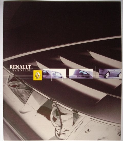 Renault Avantime 2000 Brochure Catalogue Prospekt, Envoi, Comme neuf, Renault