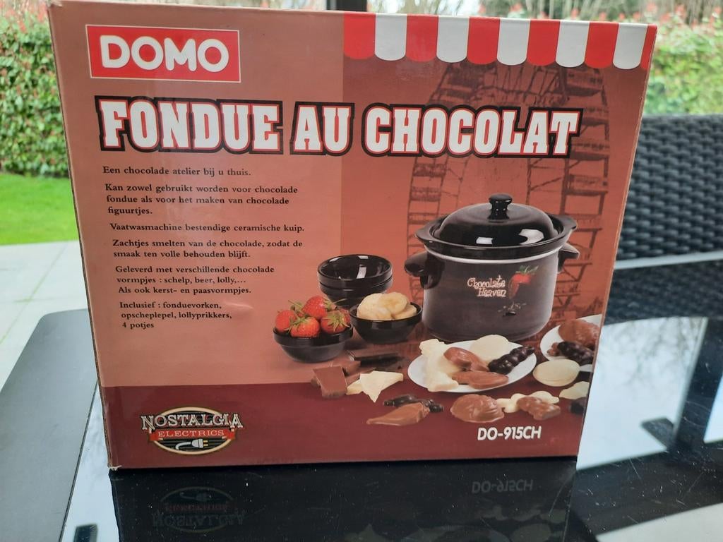 Chocolade fondue DOMO, Ophalen