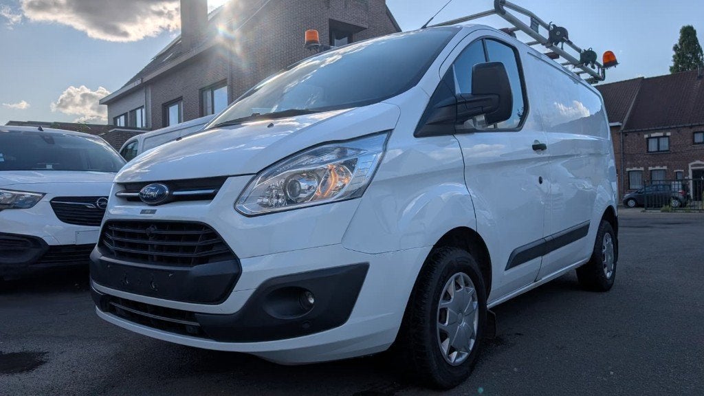 Ford Transit Custom 2.0 Tdci Airco Cruise Controle 9900+btw, Voorwielaandrijving, Dealer onderhouden, Stof, Used 1. Bestelwagens met ervaring.