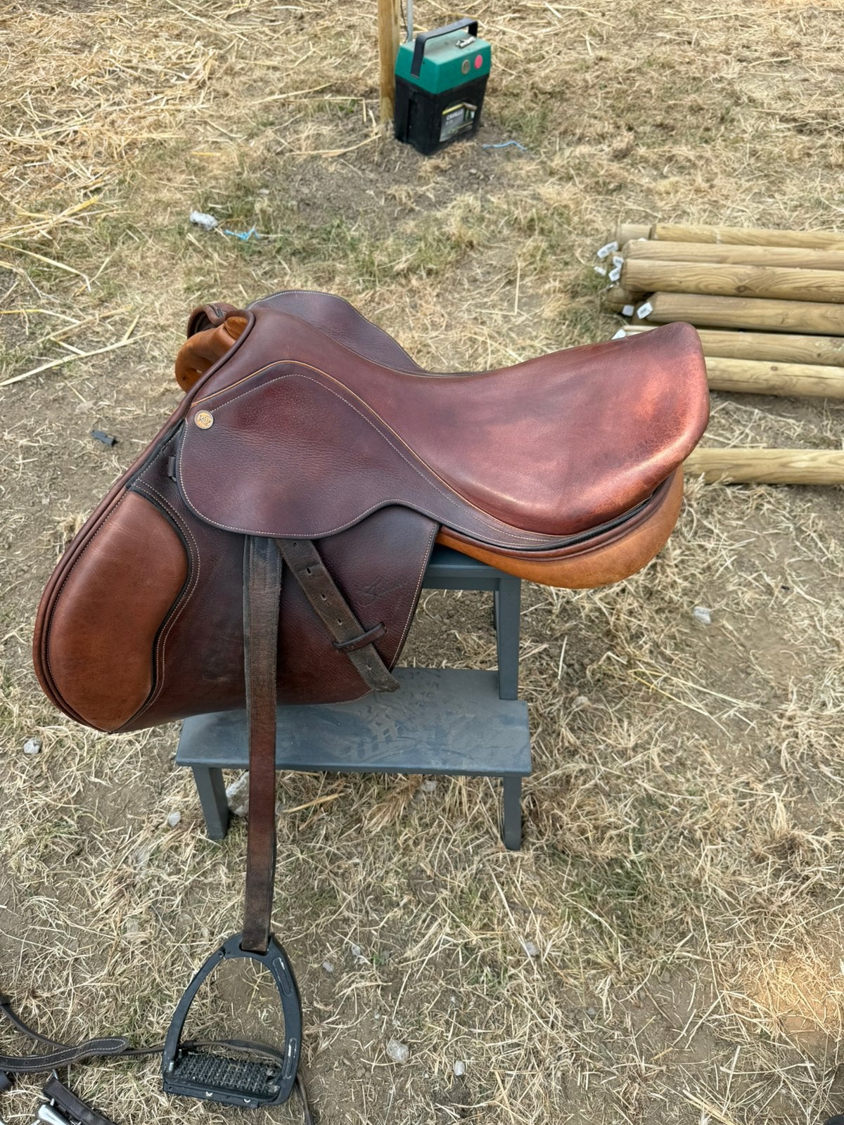 Selle 17, 5 mixte oriantation obstacle, Enlèvement, Comme neuf, Obstacle