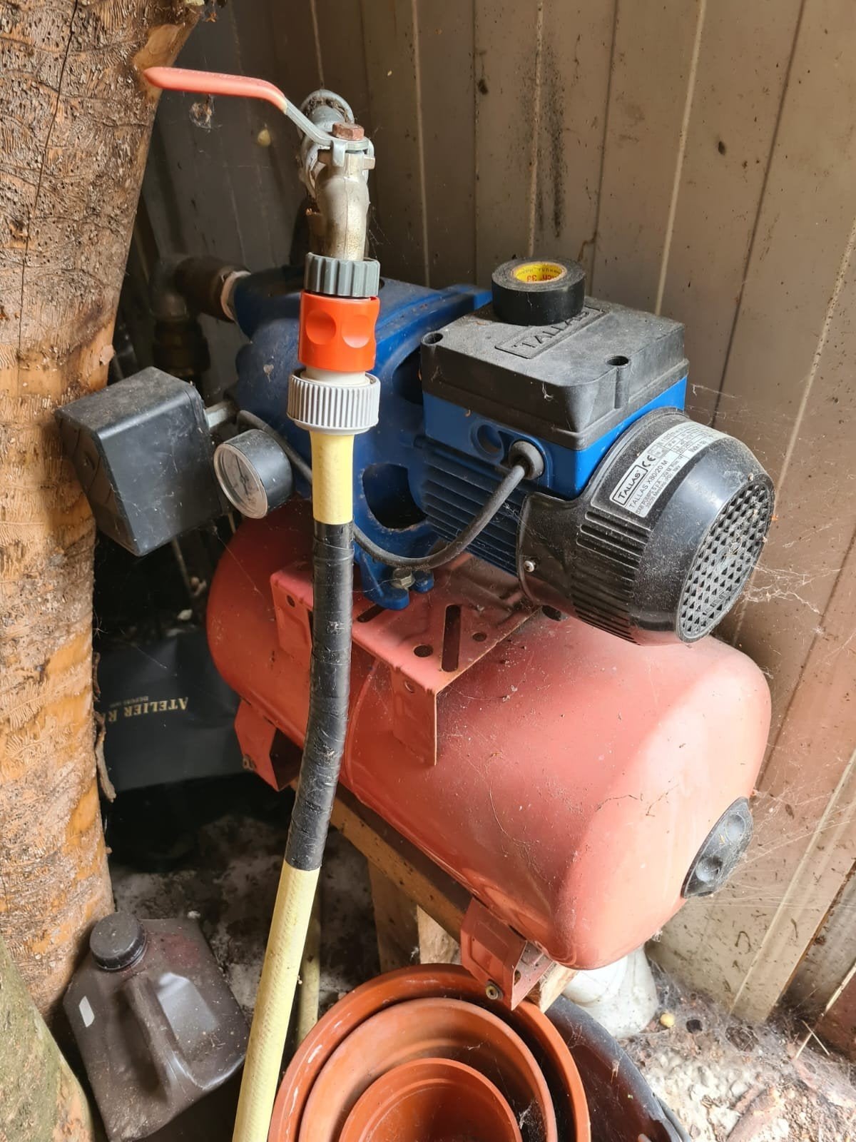 HYDROFOORPOMP, Enlèvement, Pompe d'appoint