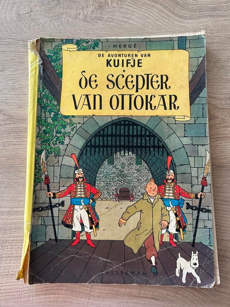 Kuifje- de scepter van ottokar - strip, Boeken, Ophalen, Zo goed als nieuw
