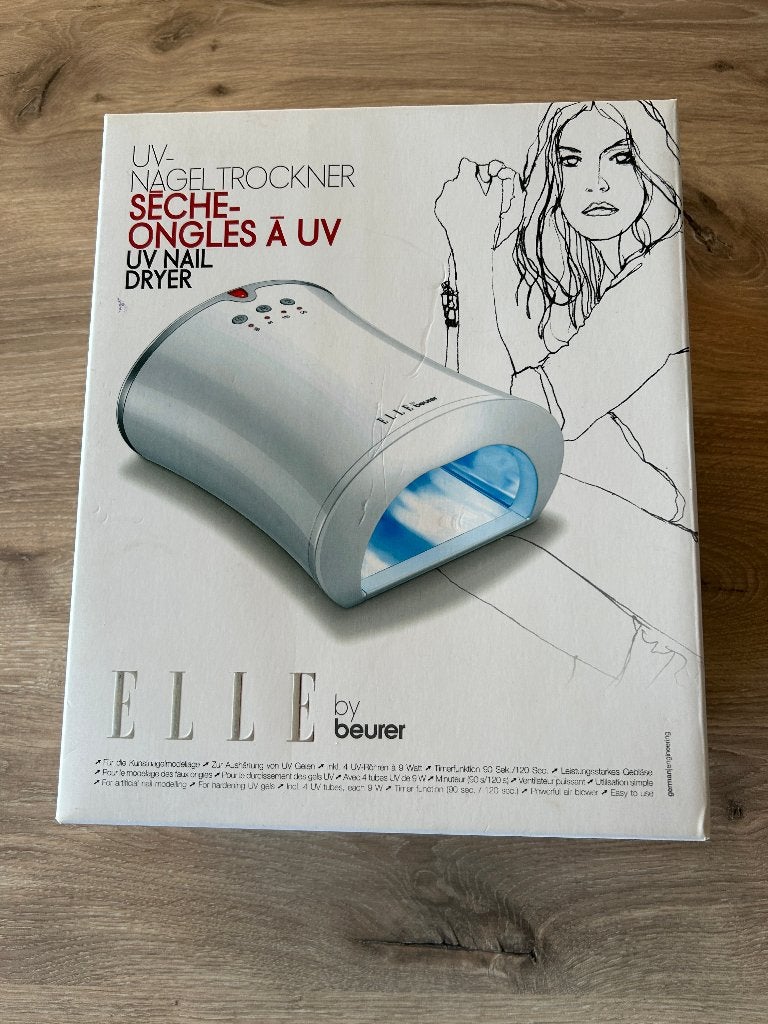 Nageldroger - Elle by Beurer UV NIEUW, Elektronische apparatuur, Ophalen of Verzenden, Nieuw, Hand- en Voetverzorging