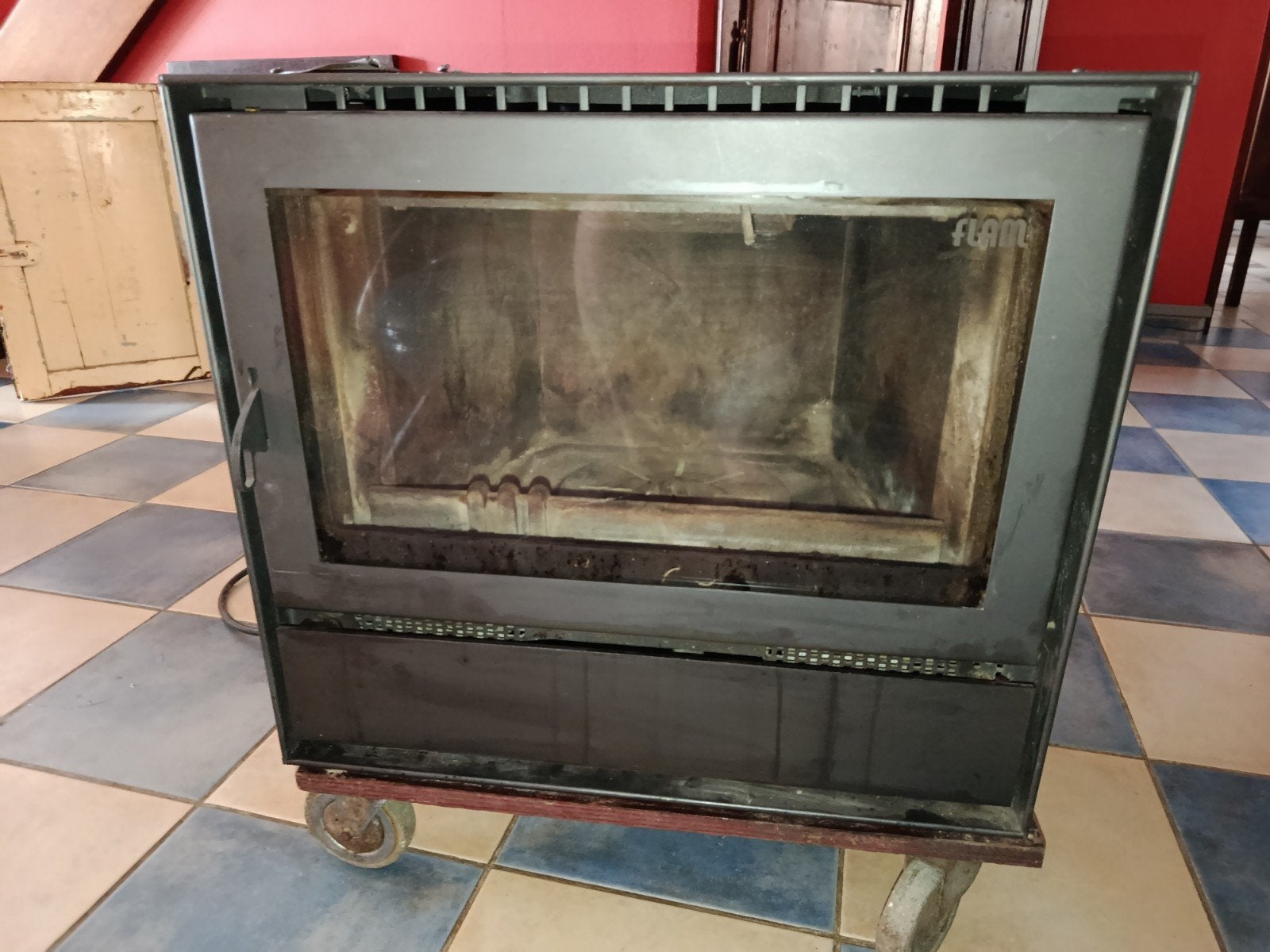 INSERT, Huis en Inrichting, Kachels, Ophalen, Gebruikt, Allesbrander