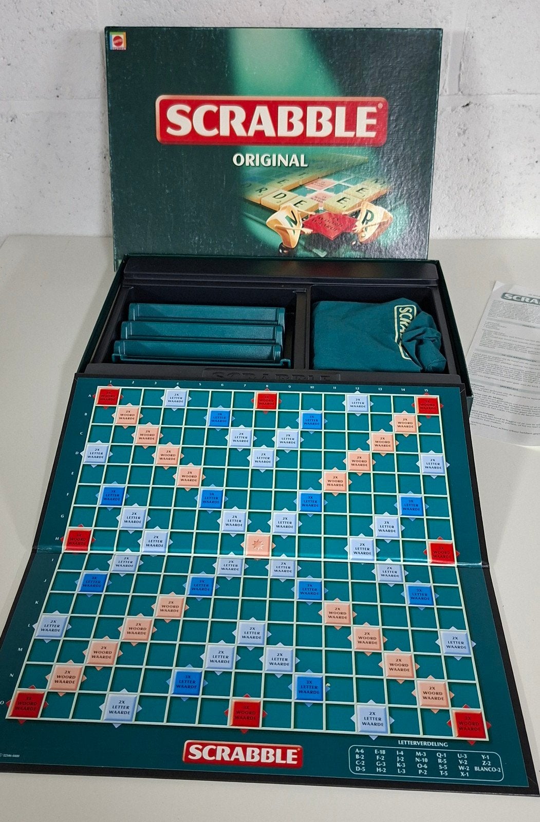 Scrabble original, 1 ou 2 joueurs, Enlèvement, Utilisé, Mattel games