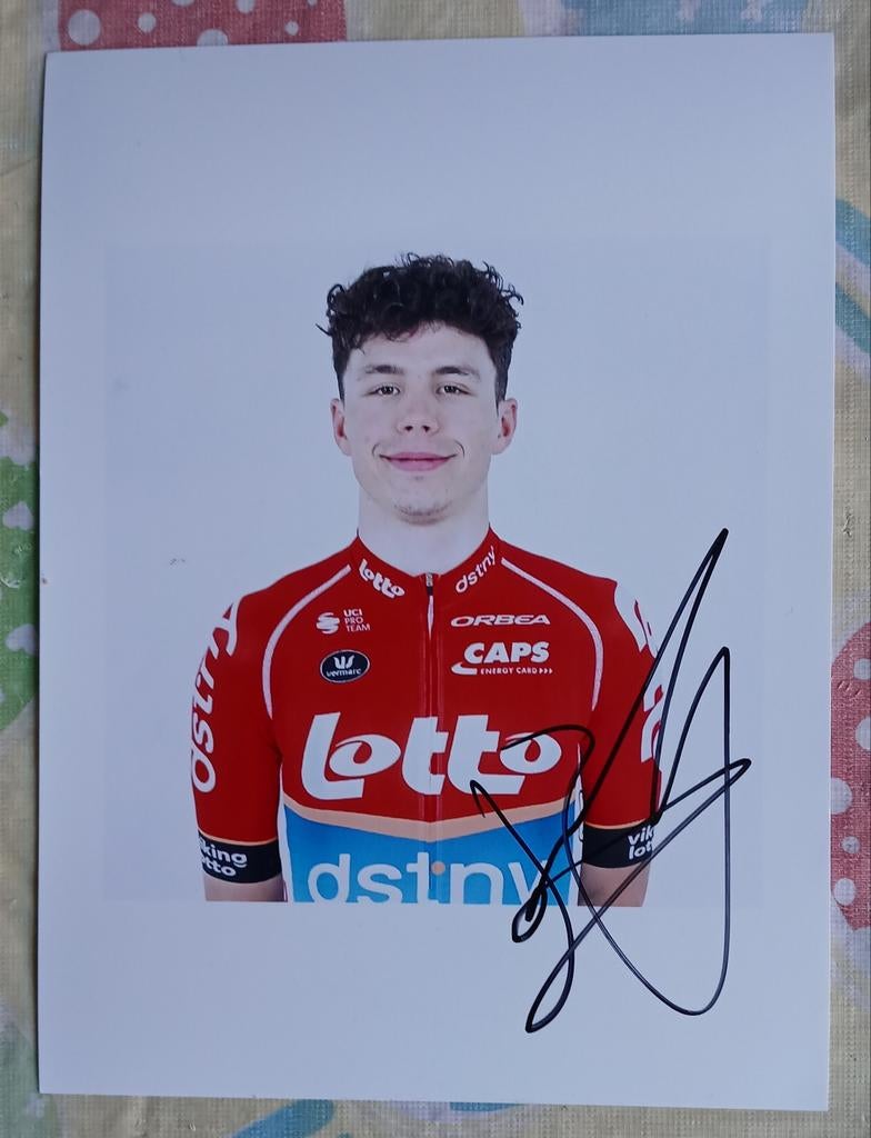 Gesigneerde foto van Arnaud de Lie, Envoi, Neuf