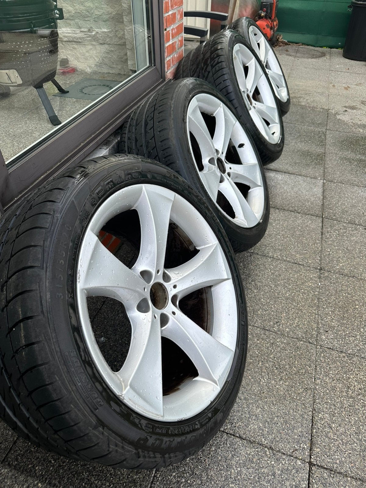 Bmw 20 inch velgen met banden!!, Enlèvement