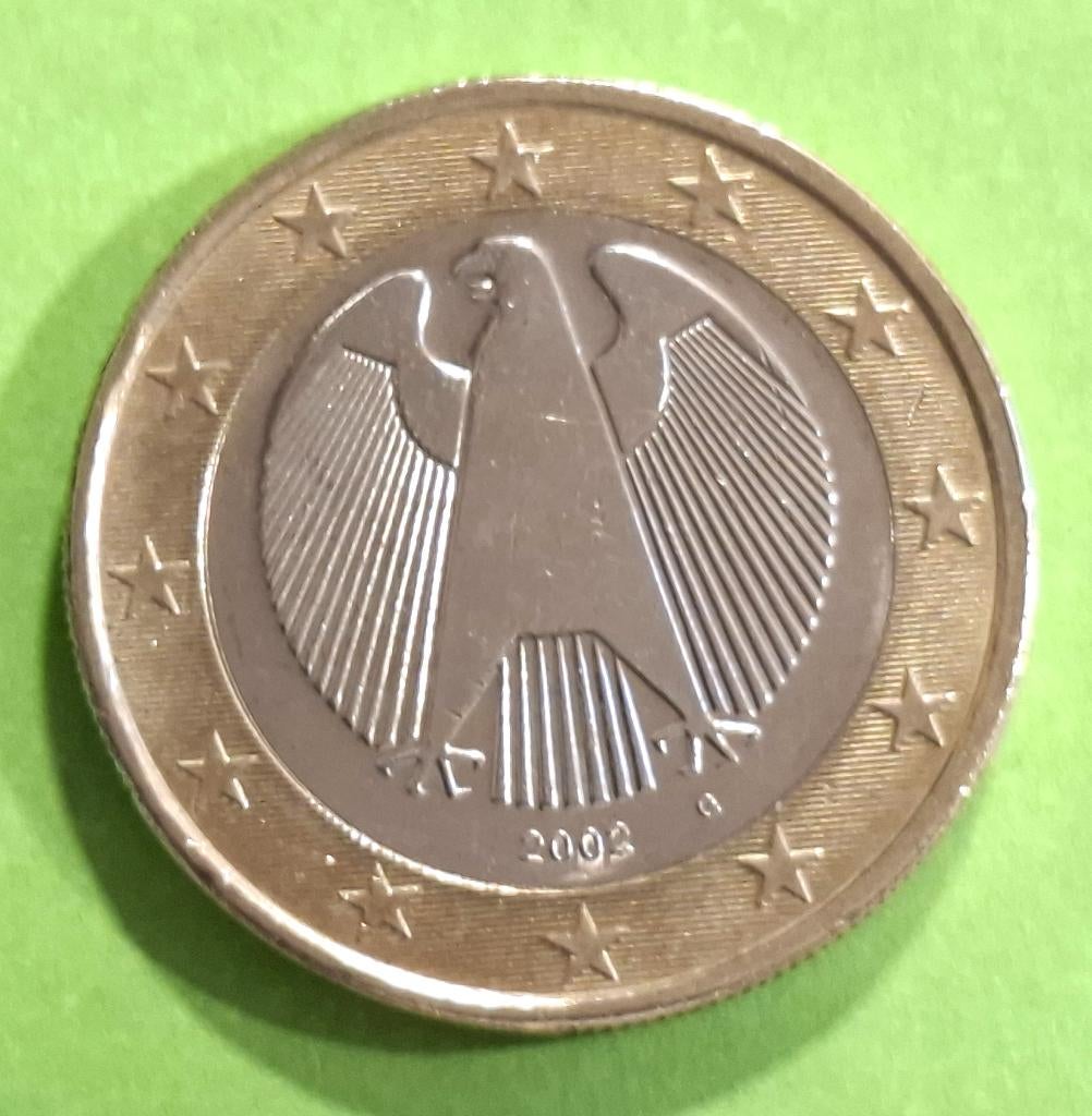 Pièce Allemagne - 1 euro - 2002, Envoi, Allemagne, 1 euro, Monnaie en vrac